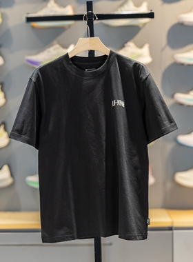 李宁短袖T恤2026夏季新品男子冰感舒适吸湿排汗运动文化衫AHSW275