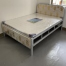 热卖 公主钢架床实惠简易单人双人床昆明免费送货 铁艺床钢木床时尚