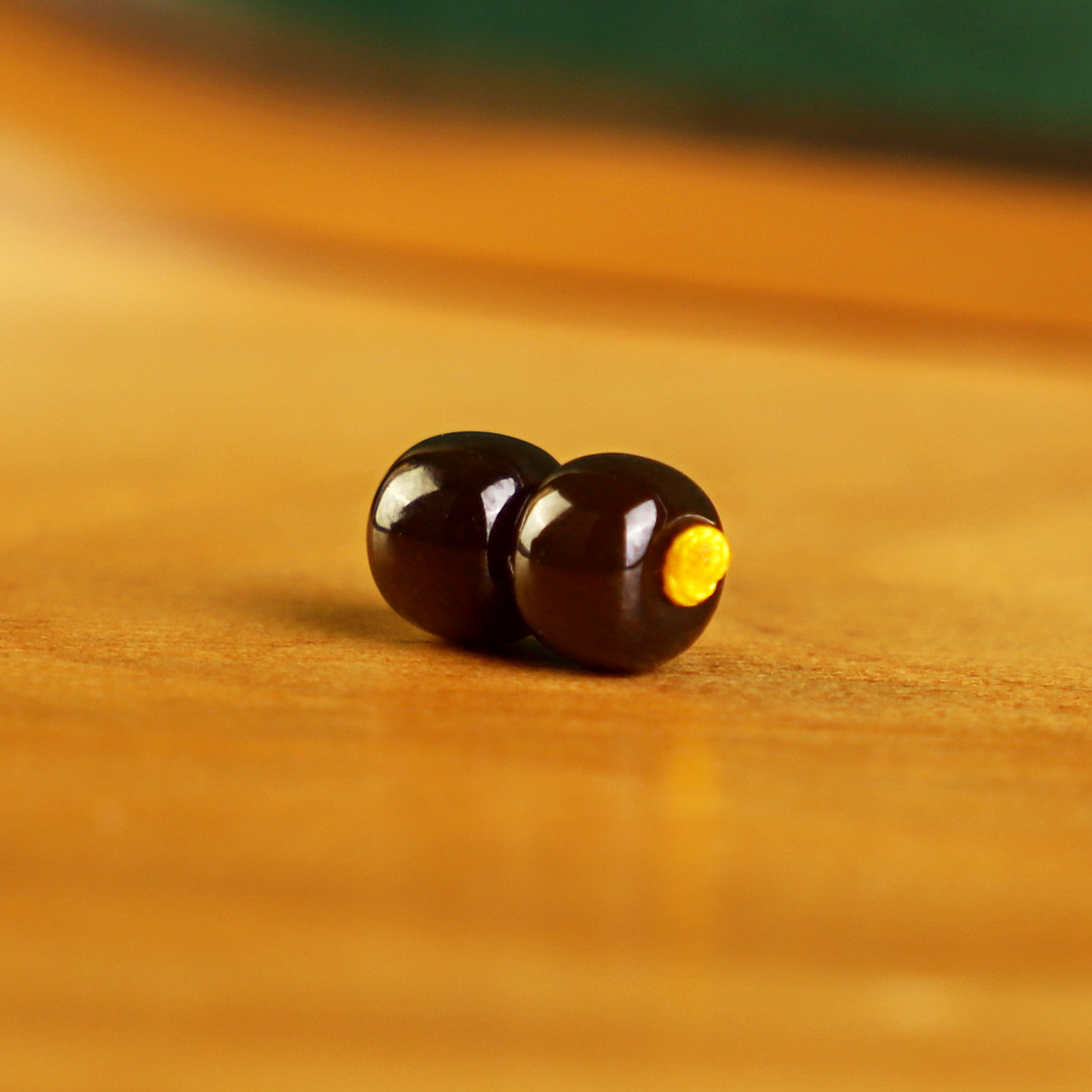 建廷 新疆和田玉且末糖料老型散珠7mm羊脂玉手串配饰配珠红糖对珠