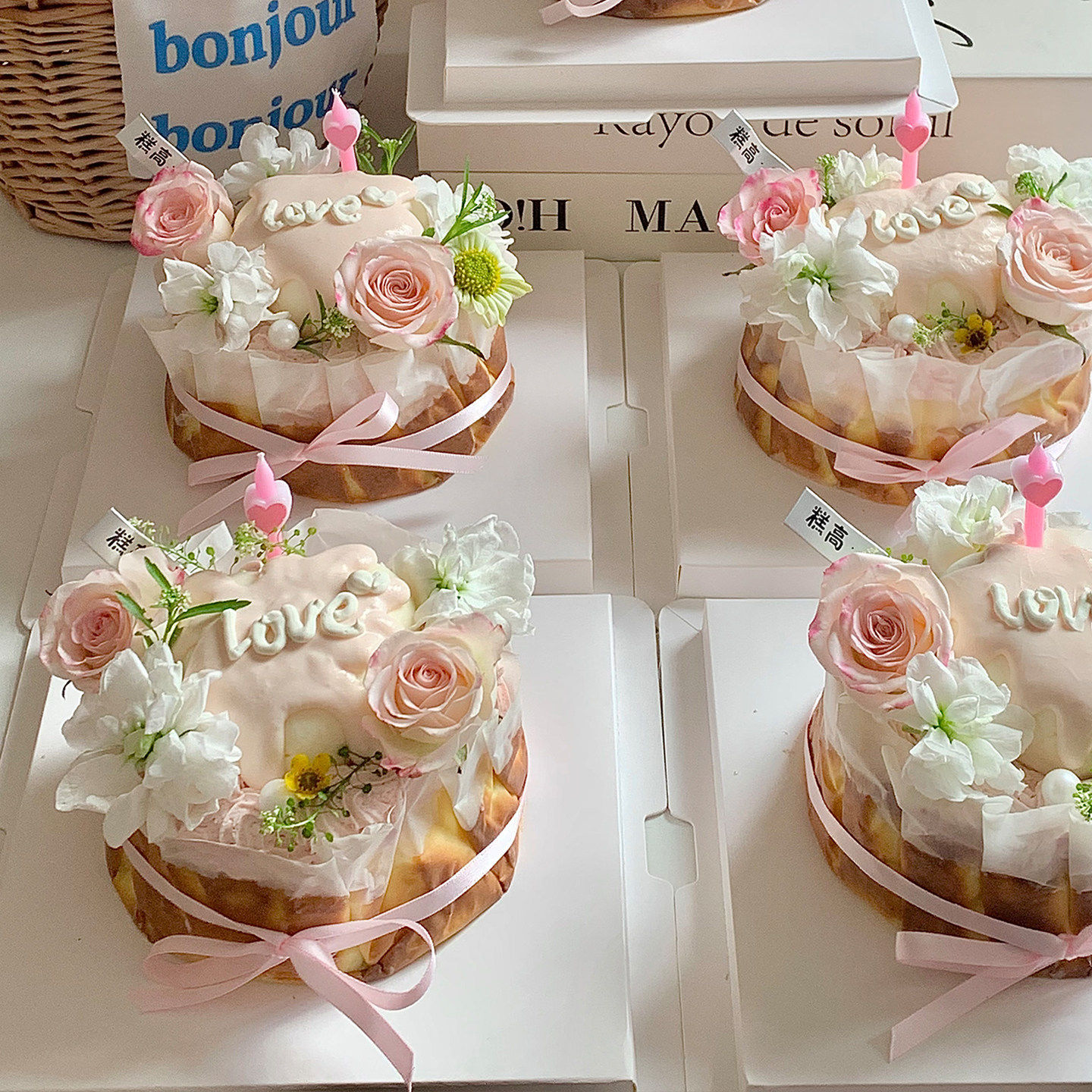 韩系2.14情人节鲜花玫瑰巴斯克蛋糕装饰情侣告白DIY丝带爱心蜡烛,节庆用品/礼品,蛋糕/烘焙装饰用品,淘宝优惠券,粉丝福利购,淘宝优惠卷
