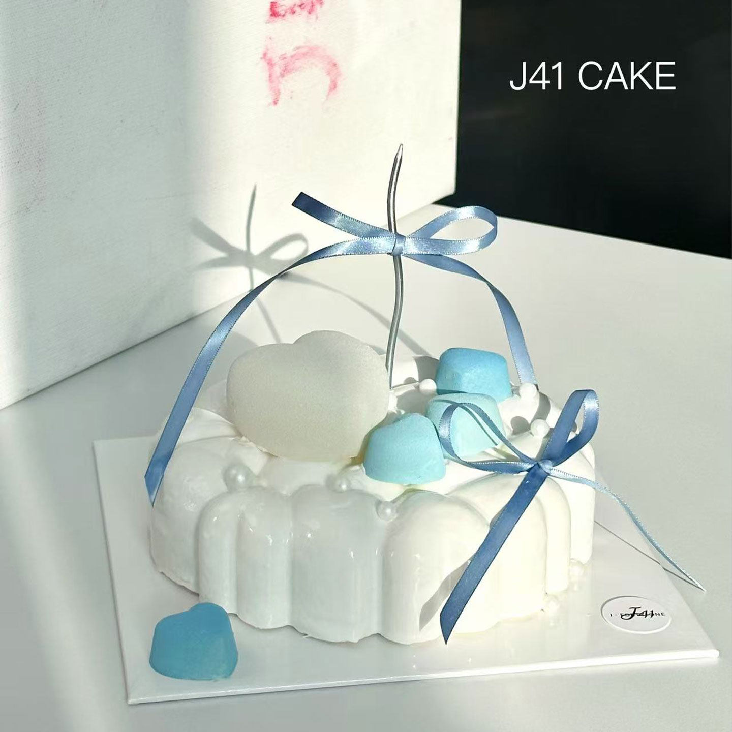 七夕情人节简约清新蓝色系蛋糕装饰情侣纪念日蝴蝶结丝带蜡烛插件,节庆用品/礼品,蛋糕/烘焙装饰用品,淘宝优惠券,粉丝福利购,淘宝优惠卷