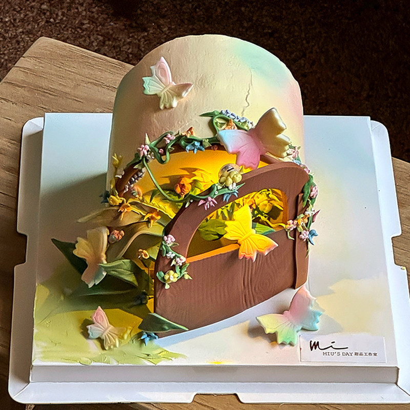 高级感公主生日童话古堡奇幻世界蛋糕装饰翻糖巧克力蝴蝶藤曼模具,节庆用品/礼品,蛋糕/烘焙装饰用品,淘宝优惠券,粉丝福利购,淘宝优惠卷