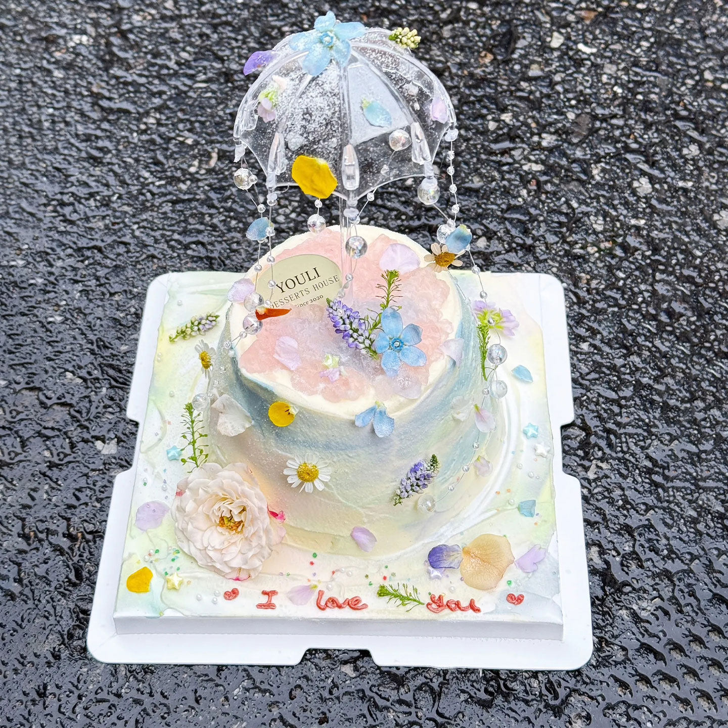 创意网红款粉色仪式感蛋糕装饰情侣告白为爱撑伞鲜花甜品摆件,节庆用品/礼品,蛋糕/烘焙装饰用品,淘宝优惠券,粉丝福利购,淘宝优惠卷
