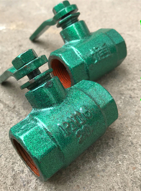 绿色烤漆球阀水阀铸铁球阀工程用铁阀门铁球阀 DN15 20 50 80 100