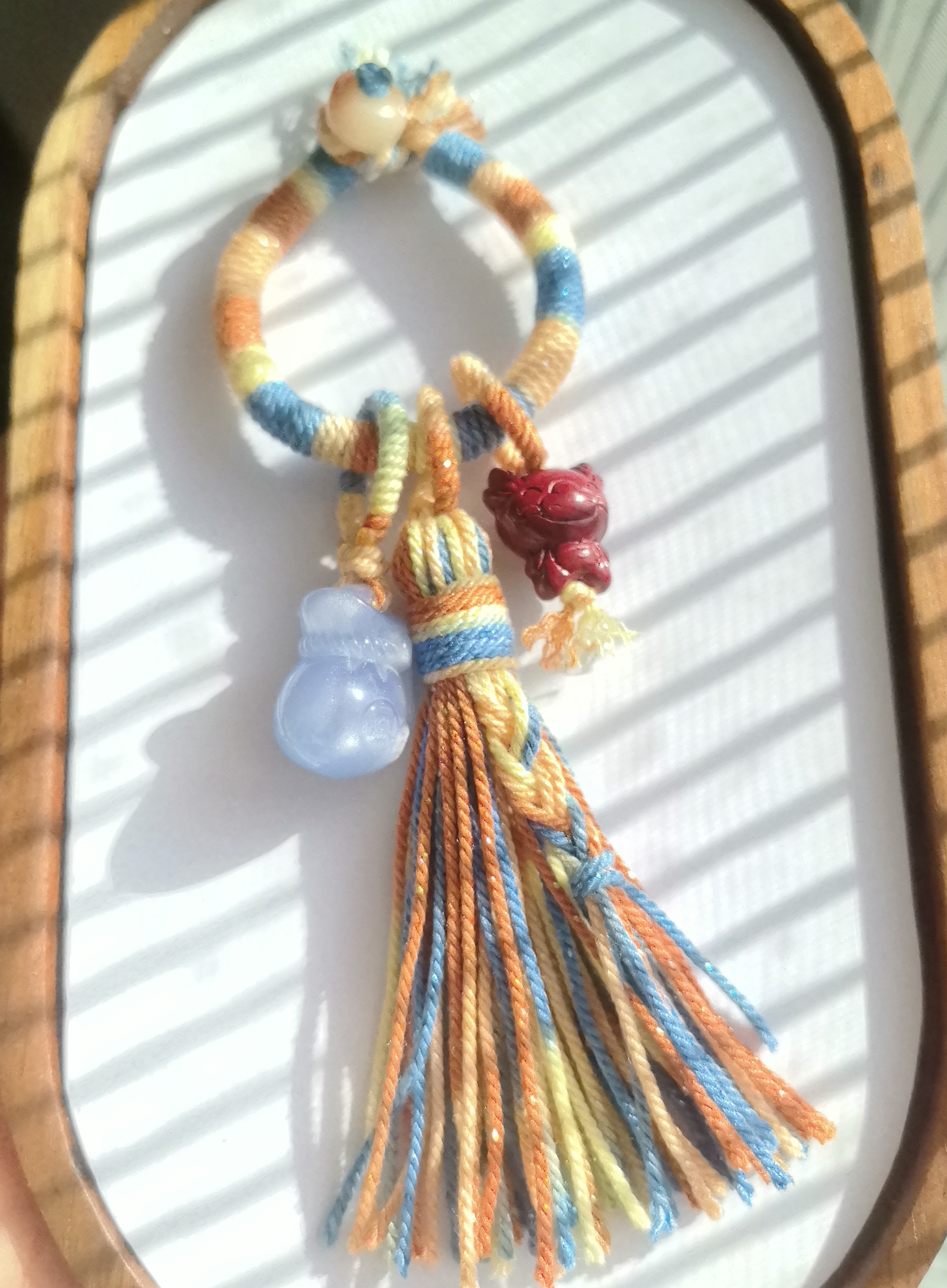 手工精编挂件紫金沙十二生肖可拆可加流苏钱袋款钥匙扣车挂包邮