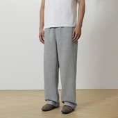 男纯色运动裤 Unblank水洗卫裤 春秋宽松直筒慵懒百搭通勤休闲裤 子