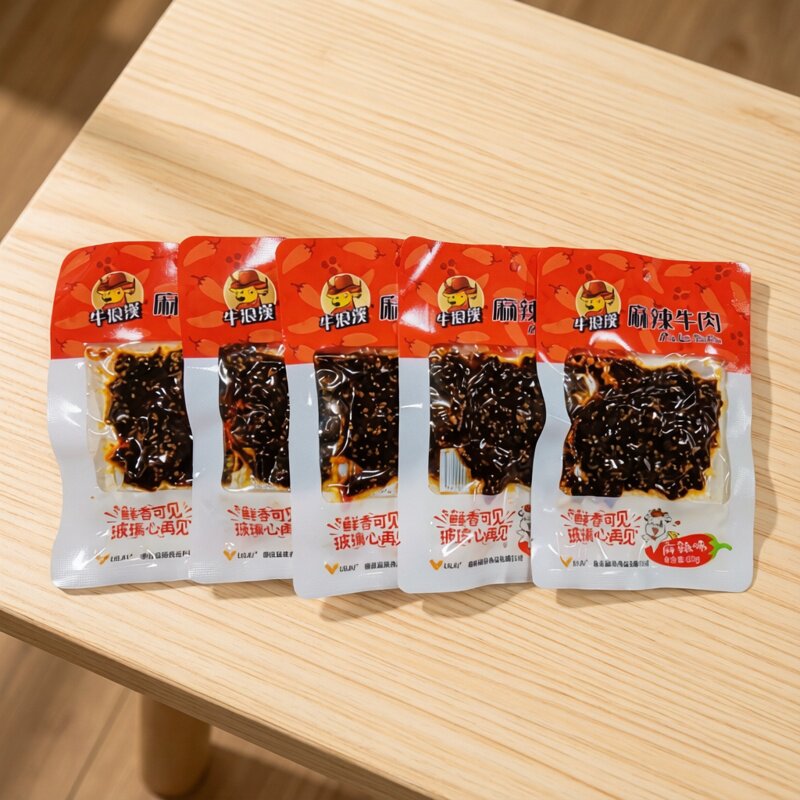 麻辣牛肉四川特产重庆牛浪汉麻辣味60g袋装休闲零食川味下酒菜