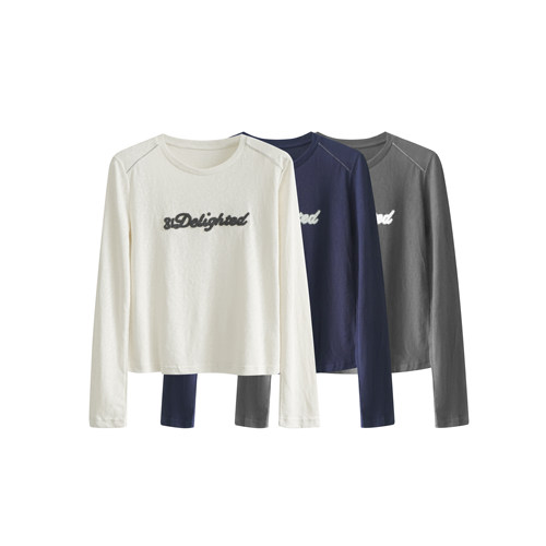 黛利长袖打底衫T恤DLBYM-6516