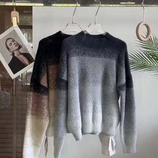 黛利新款 25S8905 渐变色毛衣DLBYM