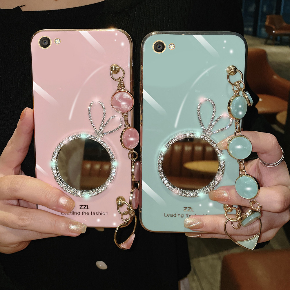 vivox9plus手机壳x9s女款带镜子新品网红ins创意viovx9保护硅胶套vivi