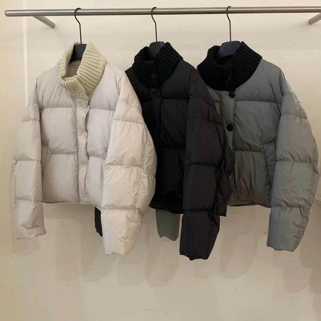 韩国90白鸭绒短款羽绒服