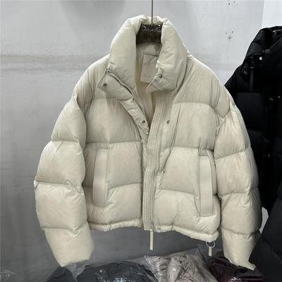 欧洲站2025冬新款短款羽绒服