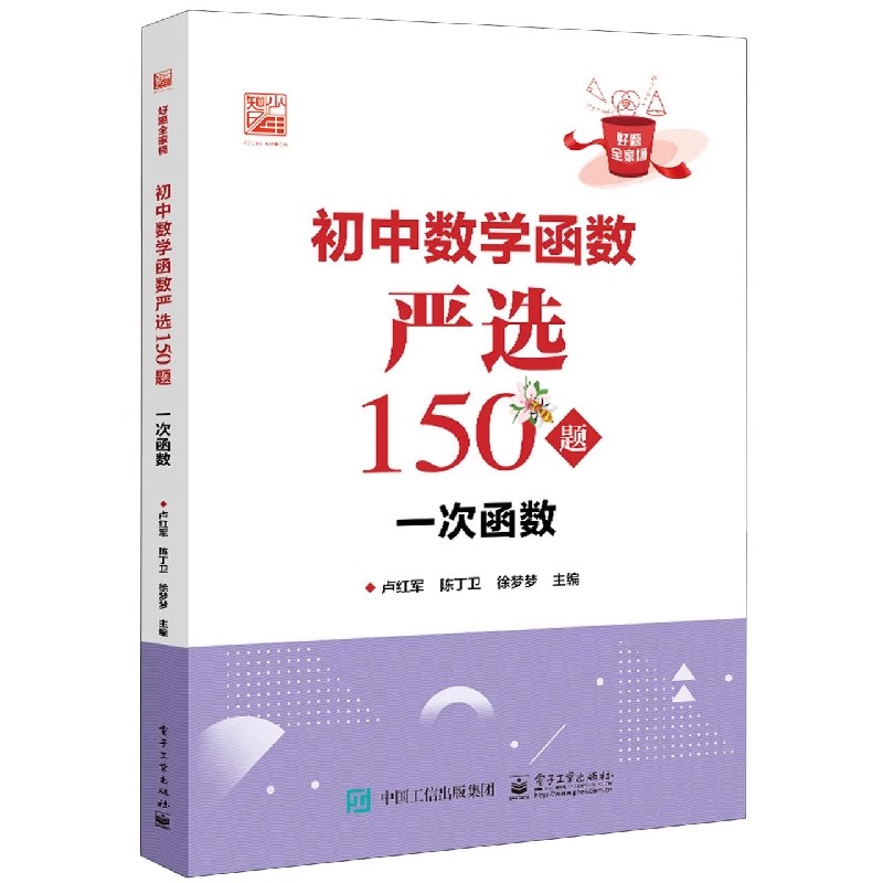正版初中数学函数严选150题 一次函数 电子工业出版社 步骤详细规范规范答题步骤技巧 好题全家桶系列丛书