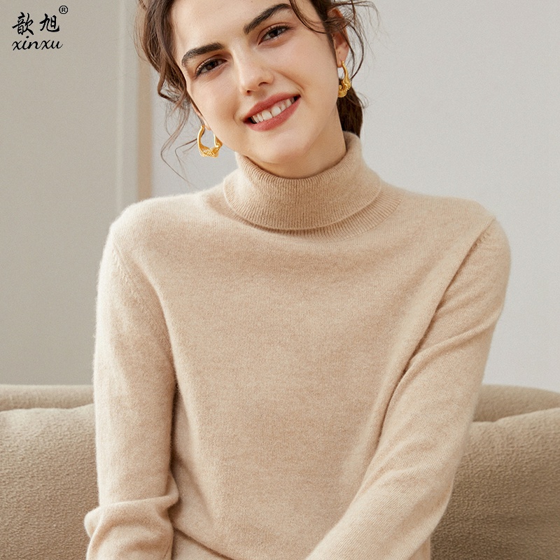 经典款！100%纯山羊绒衫女