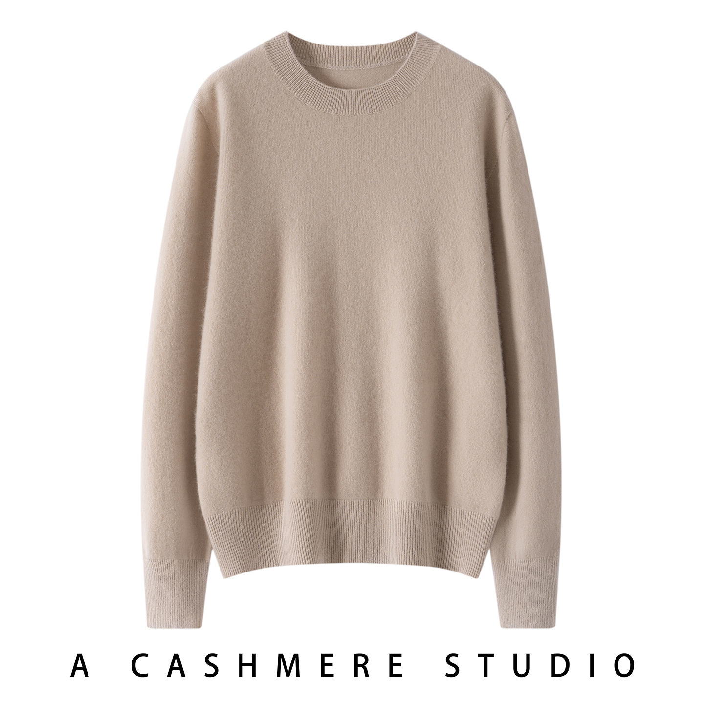 12针大码2025款100纯山羊绒衫女秋冬新款套头宽松毛衣内搭打底