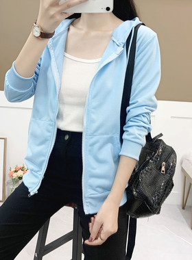 外套女2024新款春秋装学生休闲拉链卫衣薄款运动风网红开衫棒球服