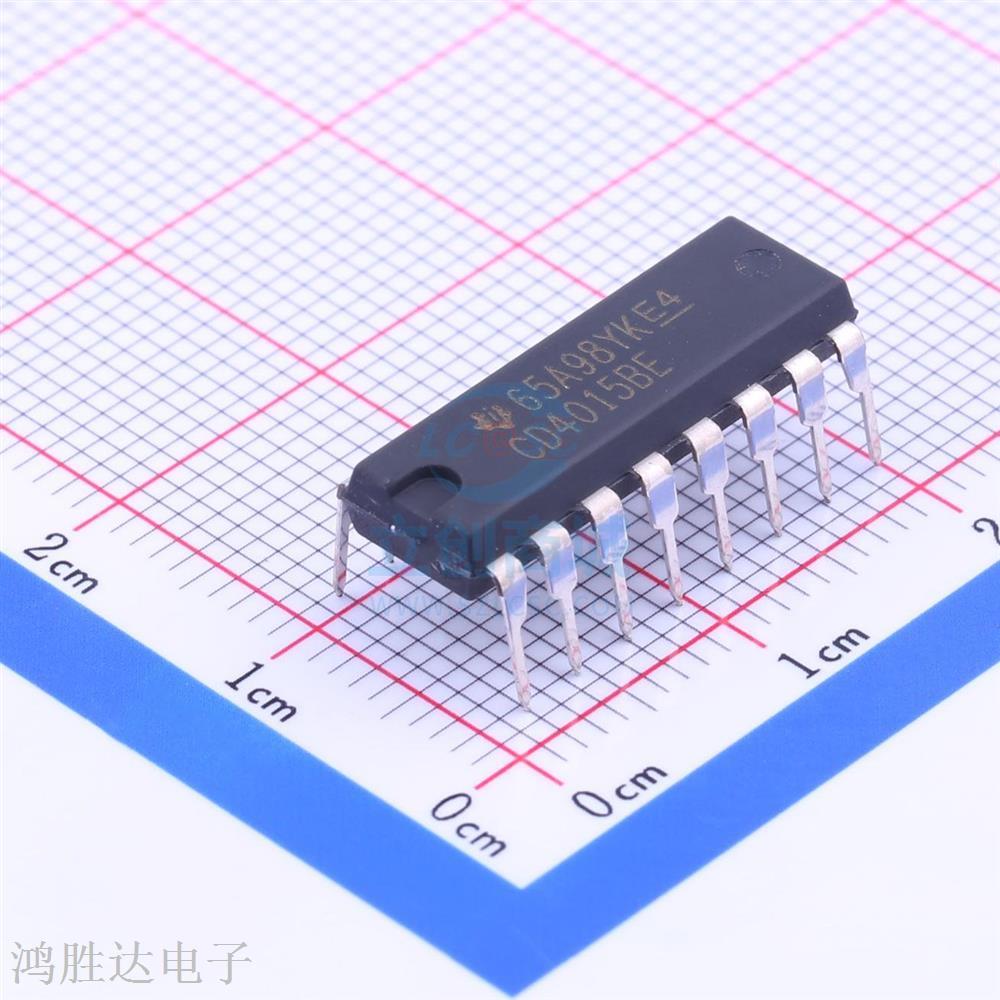 移位寄存器 CD4015BE PDIP-16 原装现货 假一赔十