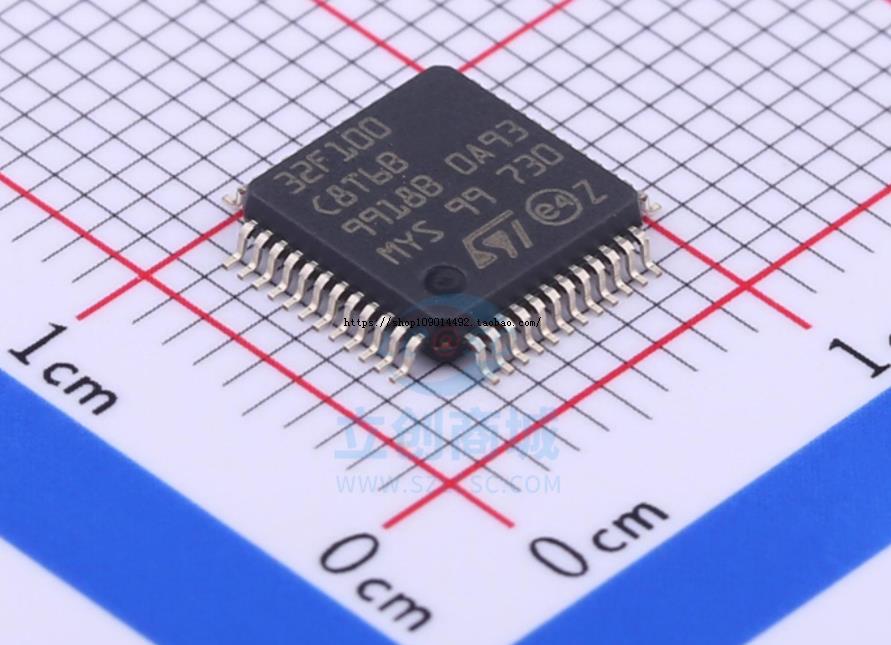 STM32F100C8T6B LQFP48 ST单片机 IC芯片 MCU意法半导体 集成电路