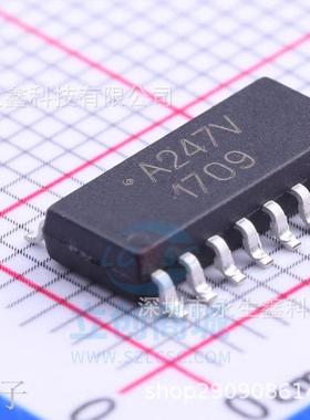 ACPL-247-560E SOIC-16 直流/多通道半节距光敏晶体管光电耦合器