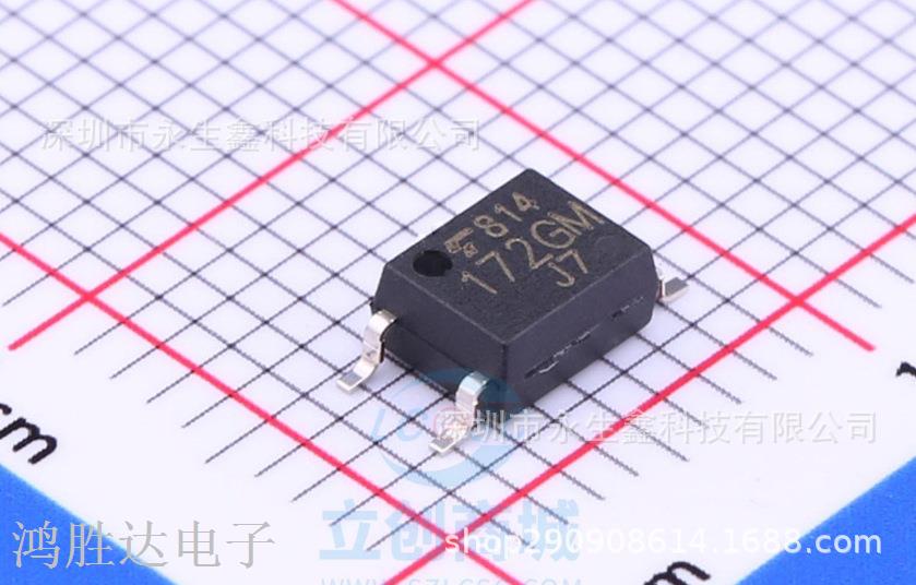 TLP172GM SOP-4 固态继电器-PCB安装 350V .11A 50Ohm 原装正品