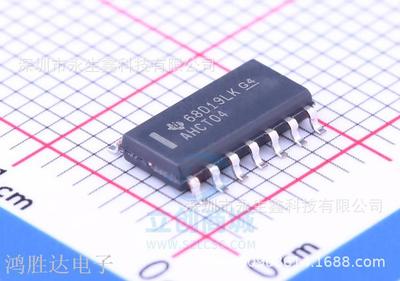 原装正品 SN74AHCT04DR SOIC-14 六路反相器 贴片逻辑芯片