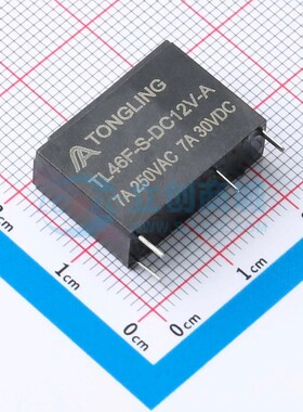 TL46F-S-DC12V-A TLrelay(通灵) 插件,20.5x7mm 现货