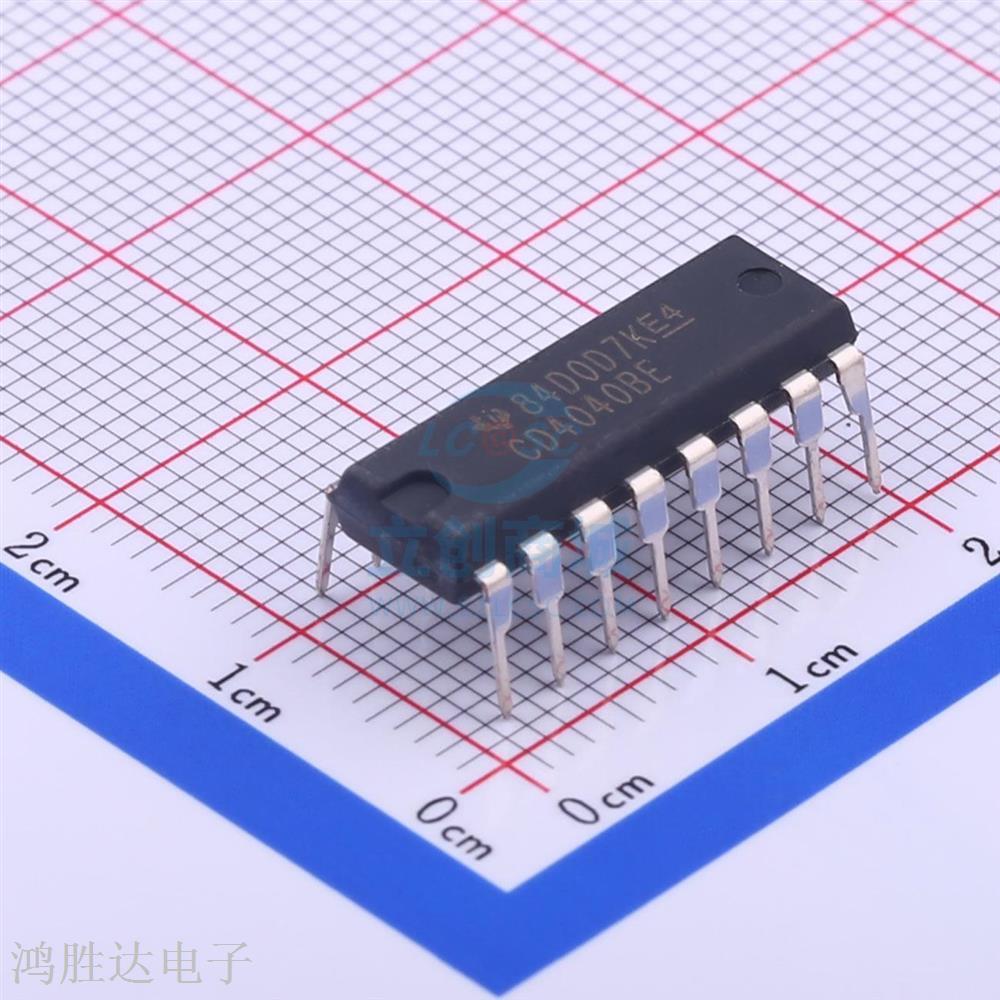 4000系列逻辑芯片 CD4040BE DIP-16 原装现货 假一赔十