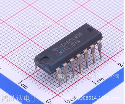 原装正品 SN74LS07N 芯片 缓冲器/驱动器/接收器 DIP-14