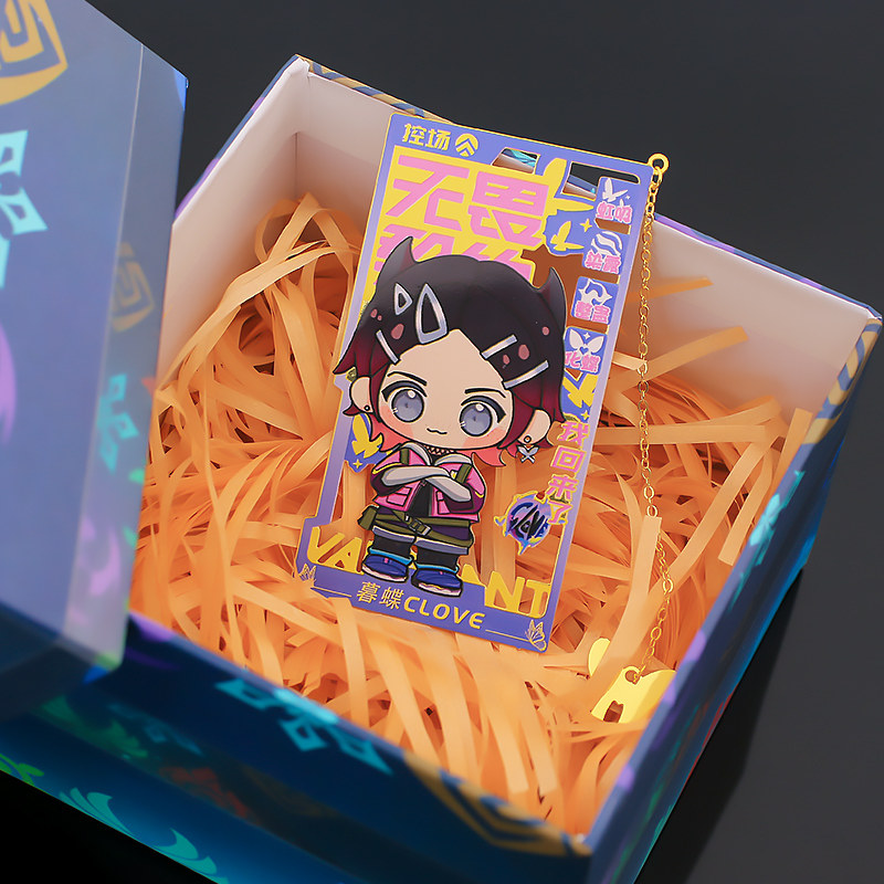 无畏契约暮蝶周边金属书签道具