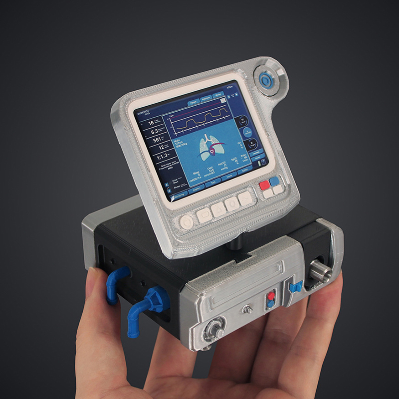 三角洲周边复苏呼吸机模型摆件