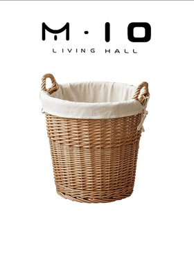 MIO LIVING·Muy | 收纳筐仿藤编防水脏衣篓浴室家用大容量洗衣篮