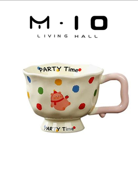 MIO LIVING·Dyeing | 马克杯可爱杯具涂鸦早餐杯牛内杯陶瓷送礼