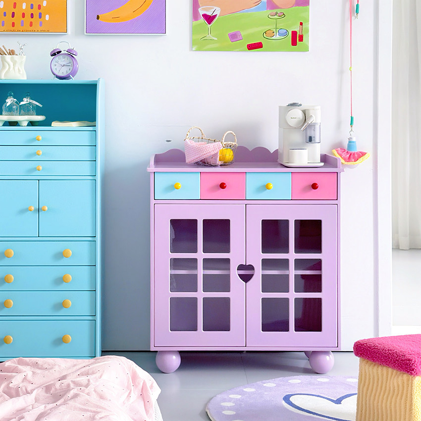 有家造物多巴胺手办柜收纳斗柜客厅储物柜玄关柜多斗展示柜餐边柜,住宅家具,斗柜,淘宝优惠券,粉丝福利购,淘宝优惠卷