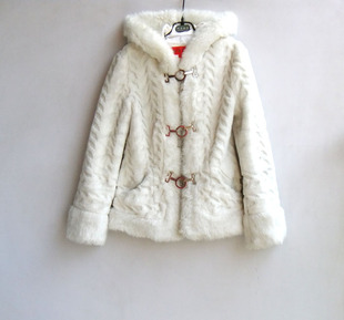 冬装濑兔毛皮草女装白色皮草外套女装150-155码偏小