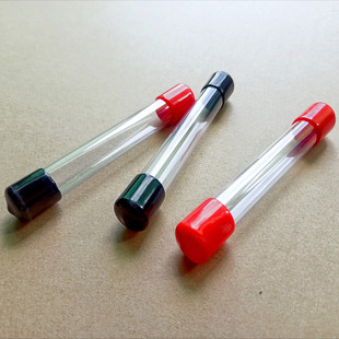 供应透明管硬管PVC管子管材产品包装管外径16mm内径15mm带防尘帽