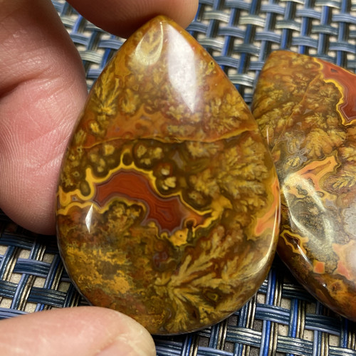 战国红玛瑙吊坠一对大湾同料精品河北宣化料收藏一物一图情侣吊坠