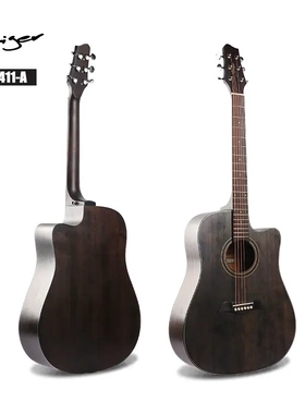 斯麦民谣吉他入门级初学擦色41寸乐器新手男女学生弹唱吉它练习琴