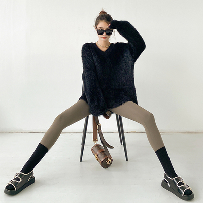 Jaroflove加绒瑜伽打底鲨鱼裤