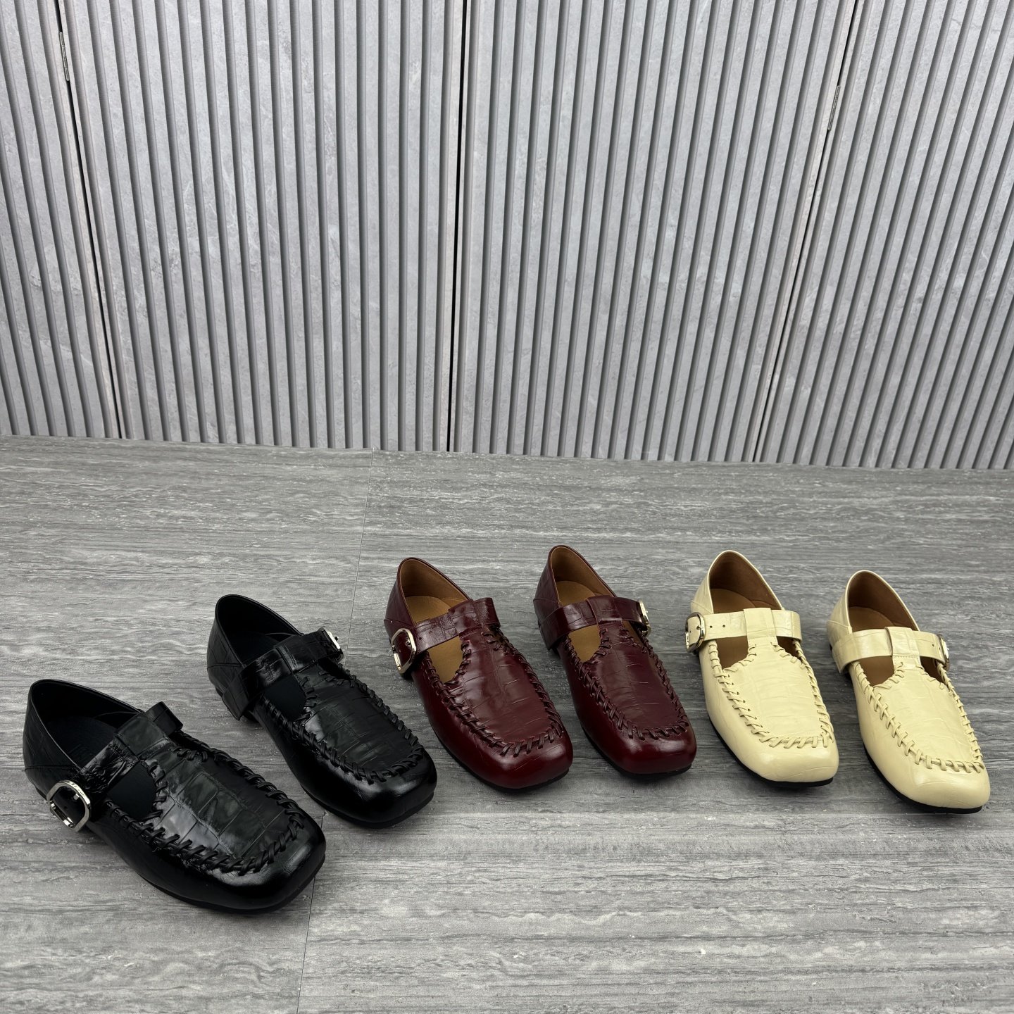 2026春季新款欧货欧洲站英伦风真皮乐福鞋女丁字扣带低跟复古单鞋,女鞋,乐福鞋（豆豆鞋）,淘宝优惠券,粉丝福利购,淘宝优惠卷