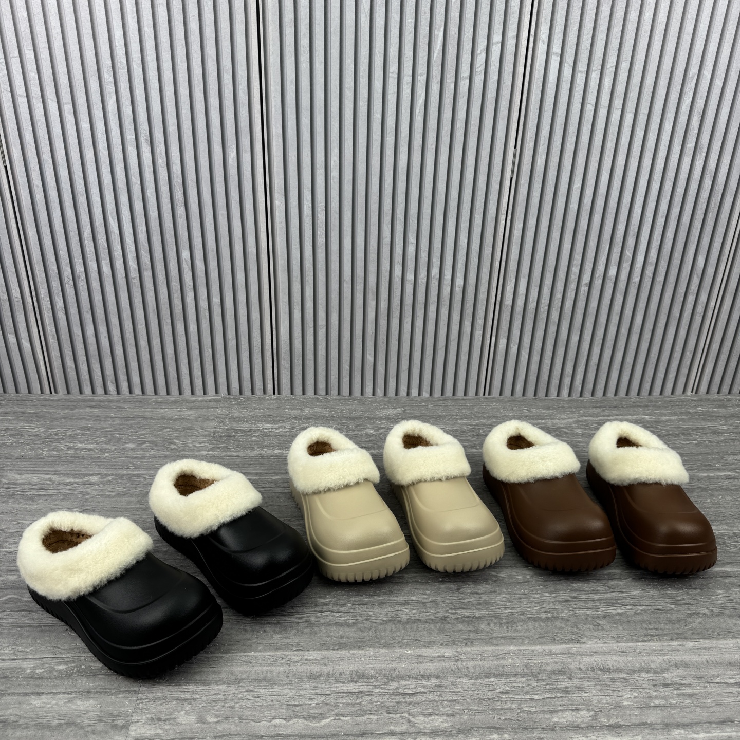 厚底松糕底加绒EVA休闲勃肯鞋