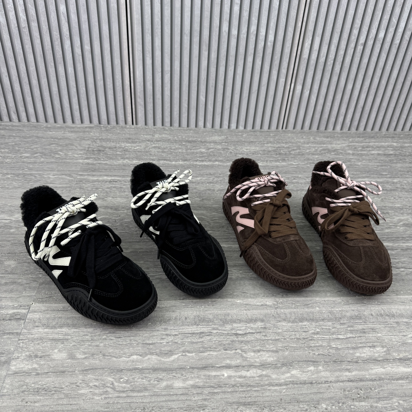 低跟平底德训鞋加绒休闲运动鞋