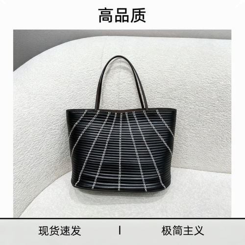 SmallAlba小牛皮手工编织托特包