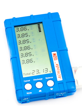 AOK三合一锂电池平衡放电器数字电显5W 50W 150W大功率高精度2-6S