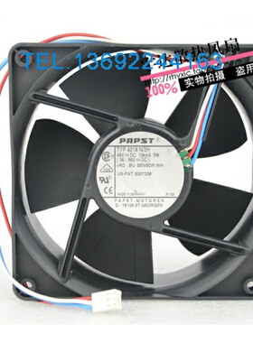 正品德国PAPST TYP4218N/2H 12038 48V 5W 双滚珠风扇 三线