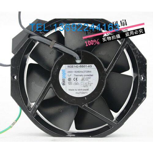 正品德国ebmpapst W2E142-BB01-A9 230V全金属耐高温风扇带感应器