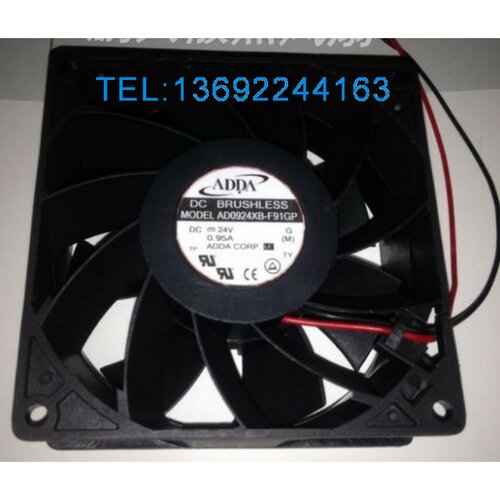 台湾协喜 9238 AD0924XB-F91GP 24V 0.95 工控变频器机箱散热风扇