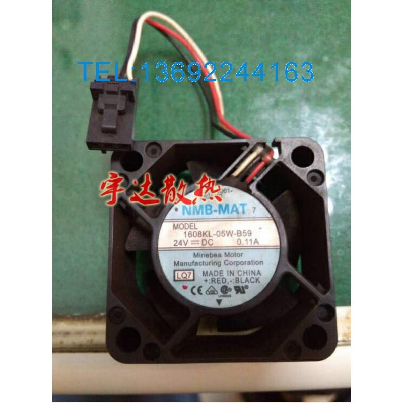 全新原装NMB 40*20 DC24V 0.11A 1608KL-05W-B59 发那科系统风扇