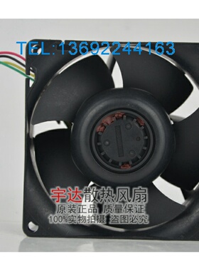 原装NIDEC P/N:46C6853 L05895W 12V 0.9A 8CM 8038 4线 散热风扇