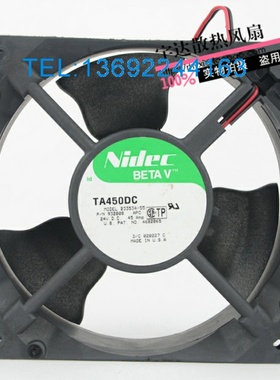 NIDEC 12038 TA450DC B33534-55 24V 0.45A 12CM变频器大风量风扇