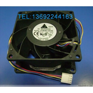 全新 台达 FFB0812EHE 8038 12V 1.35A 8CM 3线 暴力 双滚珠 风扇
